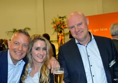 Erik Waterman van Waterman Onions, Corline Boekhout van AGF.nl en Bert van Gelder van Sawari Fresh